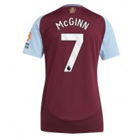 Camiseta Aston Villa John McGinn #7 Primera Equipación Replica 2024-25 para mujer mangas cortas
